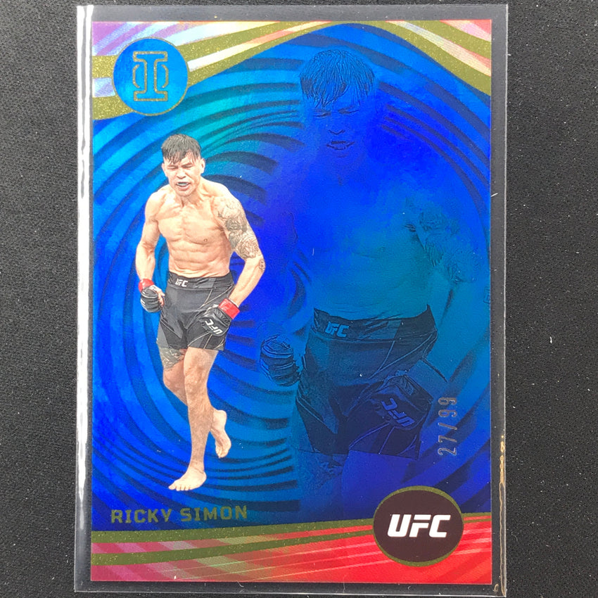 2023 Chronicles UFC Ricky Simon Illusions Blue 27/99