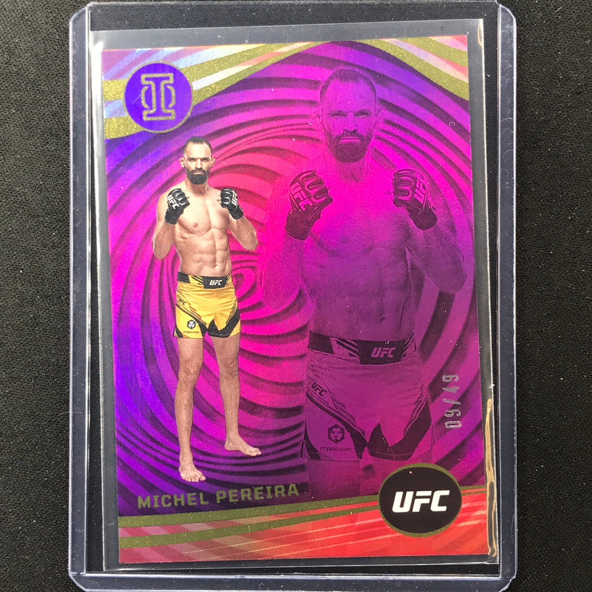 2023 Chronicles UFC Michel Pereira Illusions Purple 9/49
