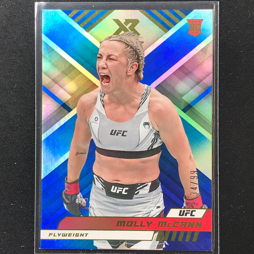 2023 Chronicles UFC Molly Mccann Xr Rookie Blue 34/99