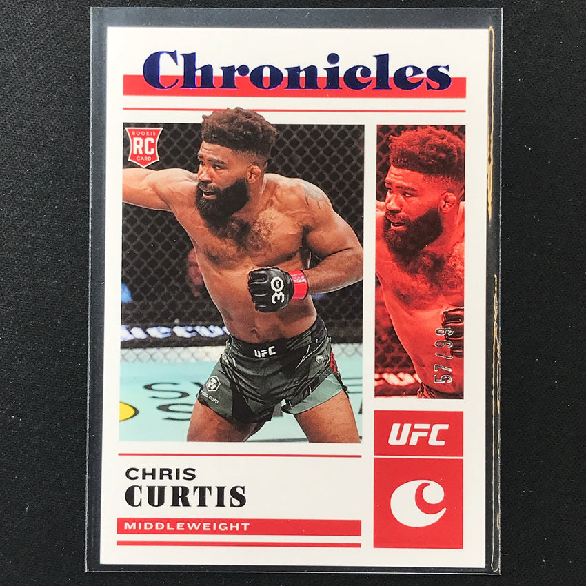 2023 Chronicles UFC CHRIS CURTIS Chronicles Base Set Rookie Blue 57/99 #75