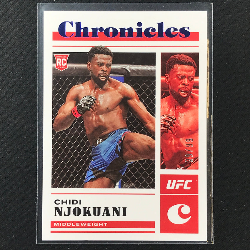 2023 Chronicles UFC CHIDI NJOKUANI Chronicles Base Set Rookie Blue 29/99 #86