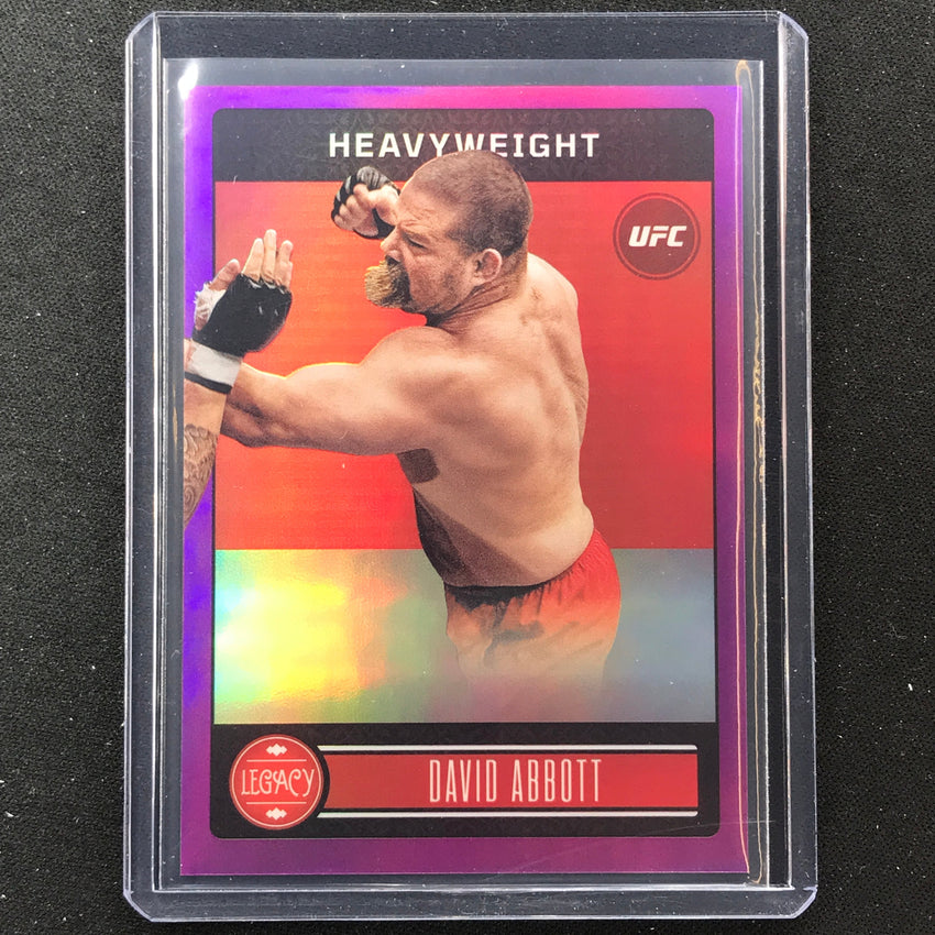 2023 Chronicles UFC David Abbott Legacy Premium Edition Purple 12/49