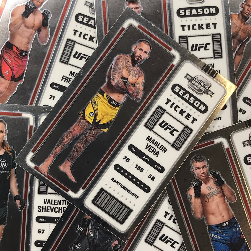 2023 Chronicles UFC DARREN ELKINS Contenders Optic Season Ticket Base #354