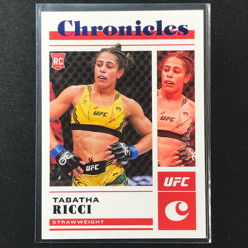 2023 Chronicles UFC TABATHA RICCI Chronicles Base Set Rookie Blue 46/99 #95