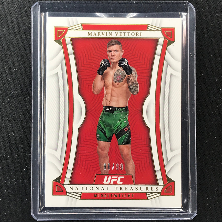 2023 Chronicles UFC MARVIN VETTORI National Treasures Base 86/99 #433
