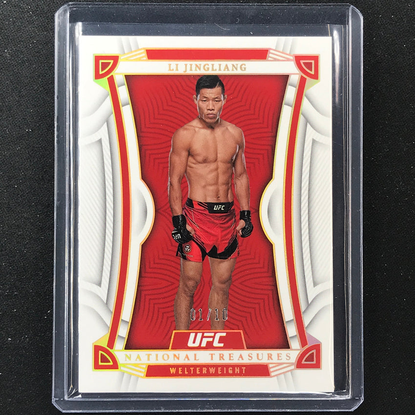 2023 Chronicles UFC LI JINGLIANG National Treasures Holo Gold 1/10 #460