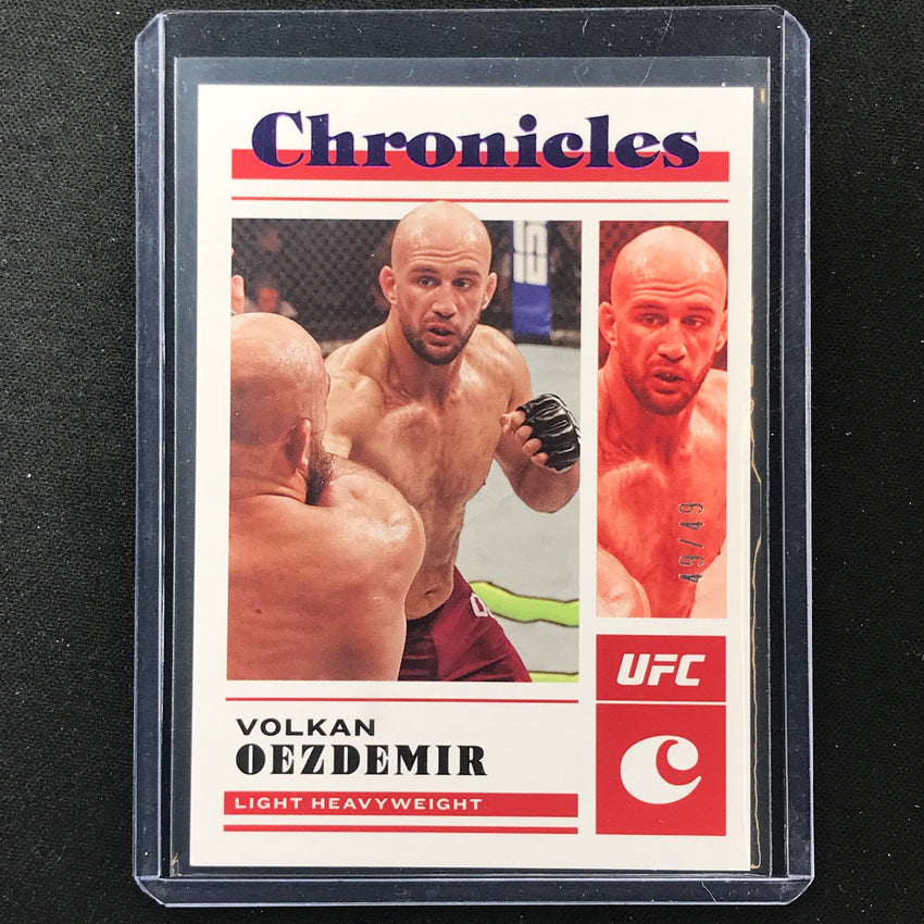 2023 Chronicles UFC Volkan Oezdemir Chronicles Base Set Purple 49/49