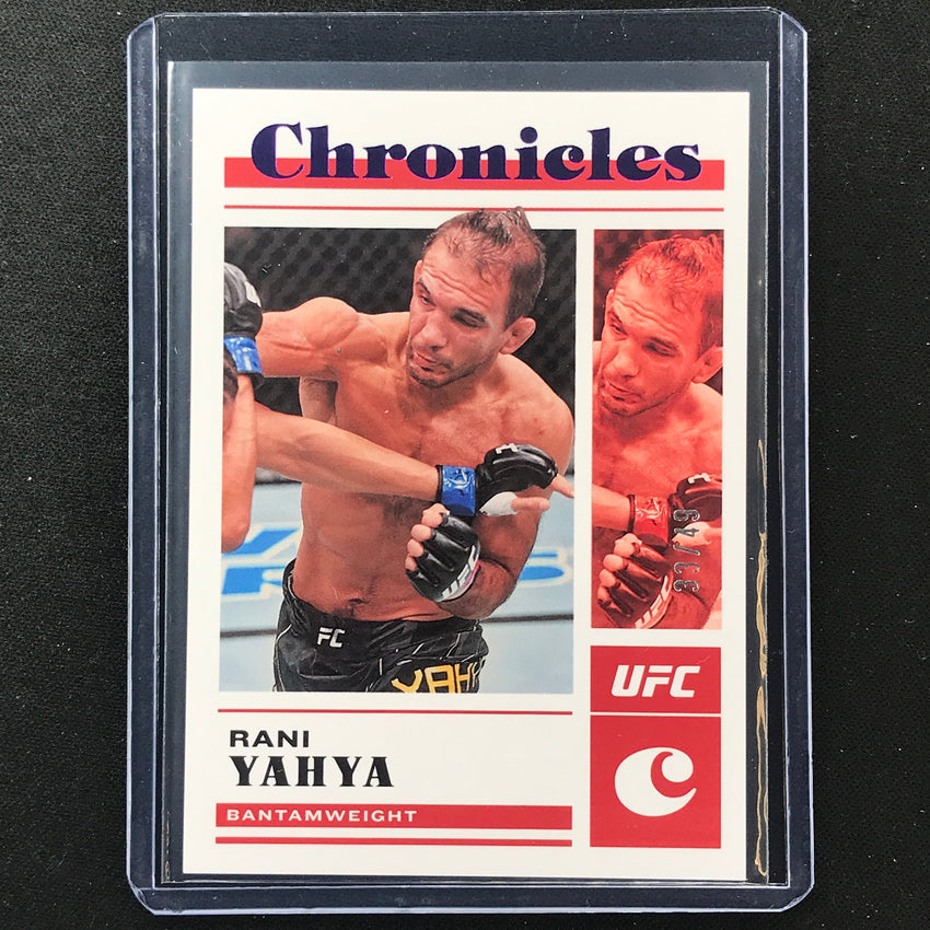 2023 Chronicles UFC Rani Yahya Chronicles Base Set Purple 33/49