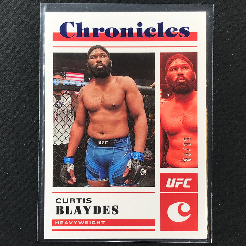 2023 Chronicles UFC CURTIS BLAYDES Chronicles Base Set Blue 88/99 #2