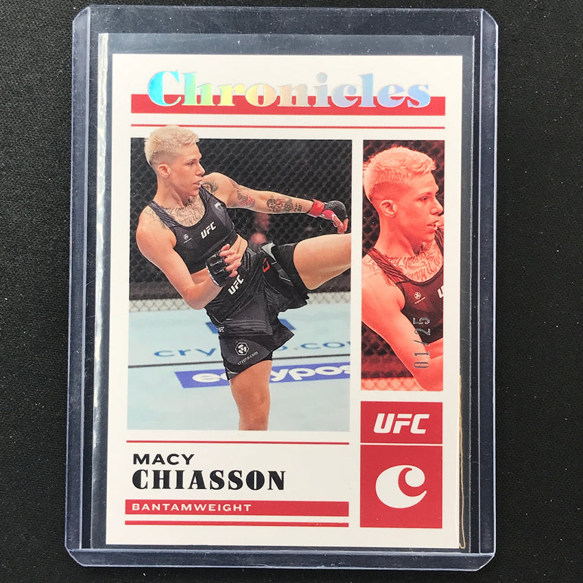 2023 Chronicles UFC Macy Chiasson Chronicles Base Set Holo Silver 1/25