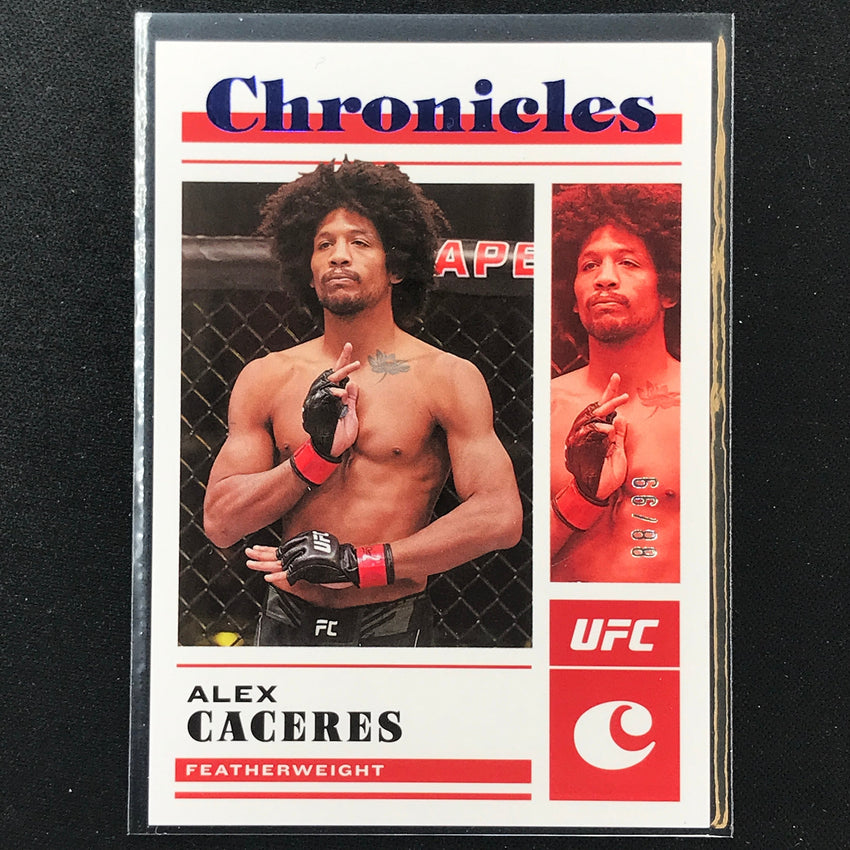 2023 Chronicles UFC ALEX CACERES Chronicles Base Set Blue 88/99 #3