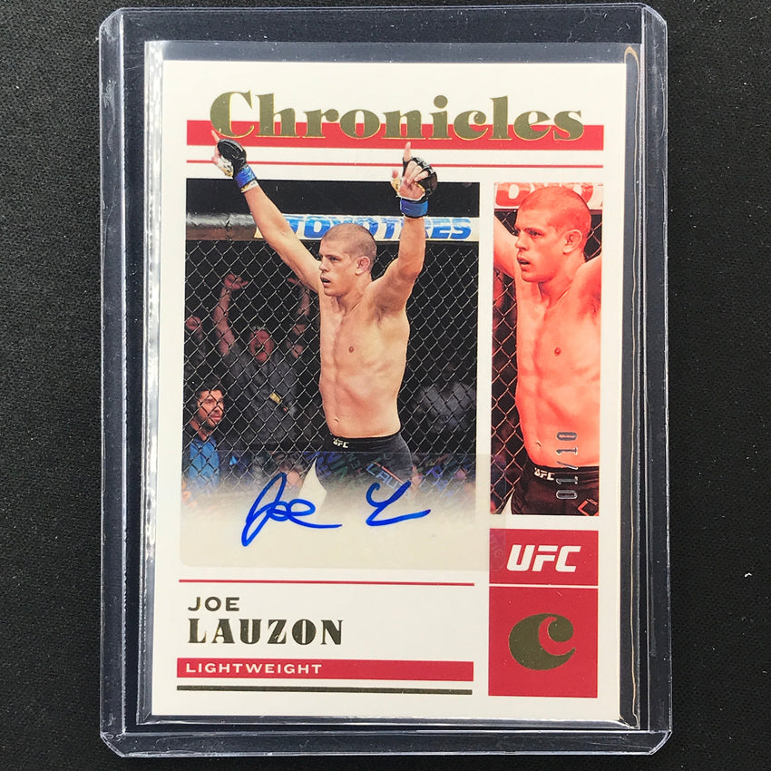2023 Chronicles UFC Joe Lauzon Chronicles Base Set Signatures Auto Gold 1/10