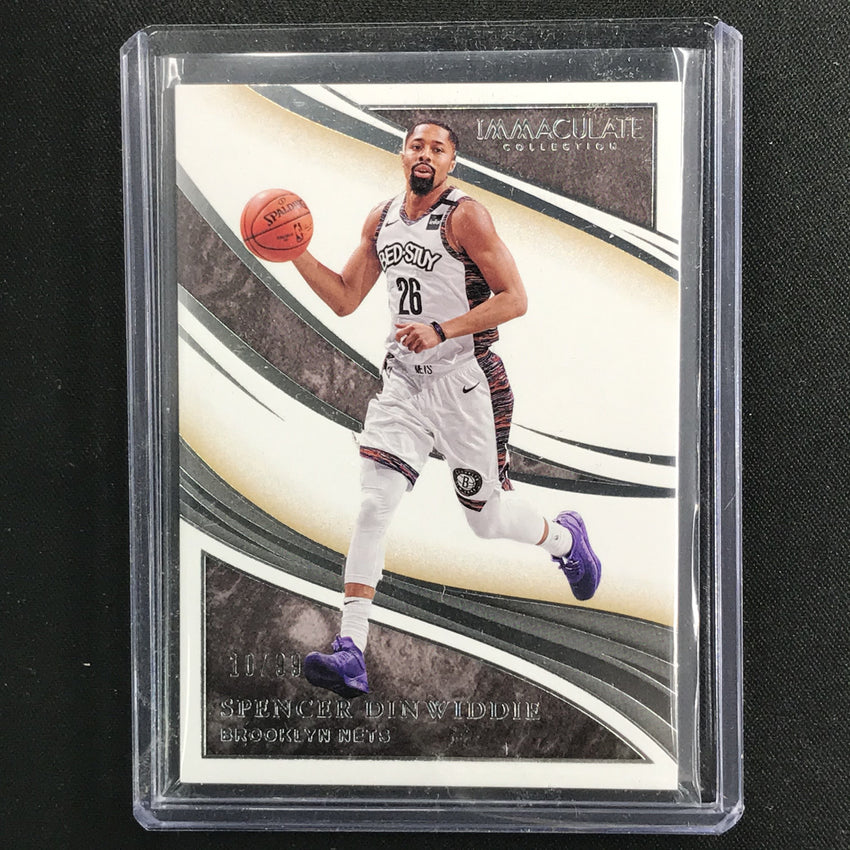 2019-20 Immaculate SPENCER DINWIDDIE Base 10/99-Cherry Collectables