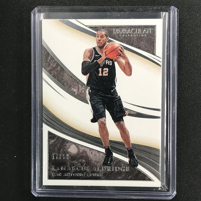 2019-20 Immaculate LAMARCUS ALDRIDGE Base 17/99-Cherry Collectables