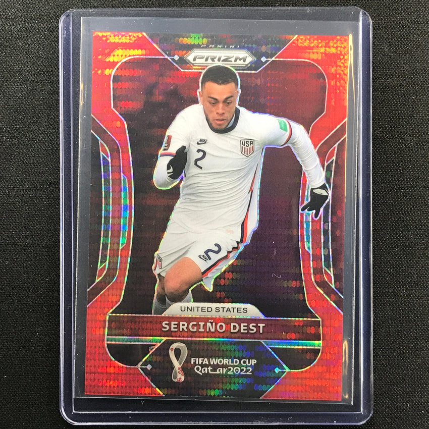 2022 Prizm Fifa World Cup Qatar Sergino Dest Breakaway Red 26/99
