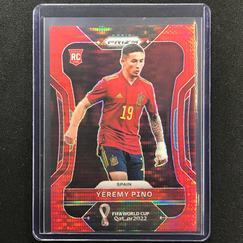 2022 Prizm Fifa World Cup Qatar Yeremy Pino Rookie Breakaway Red 75/99