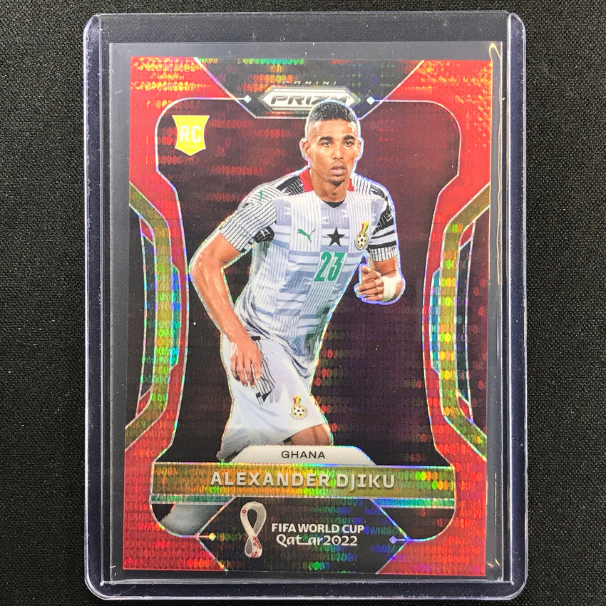 2022 Prizm Fifa World Cup Qatar Alexander Djiku Rookie Breakaway Red 91/99