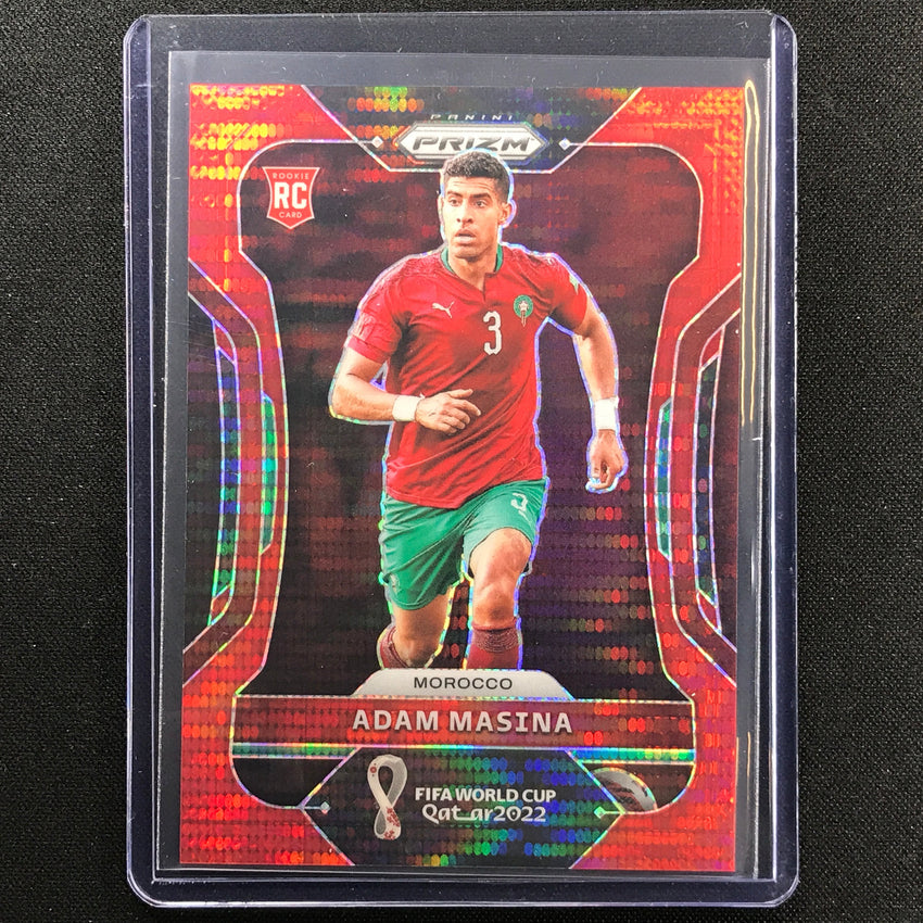 2022 Prizm Fifa World Cup Qatar Adam Masina Rookie Breakaway Red 12/99