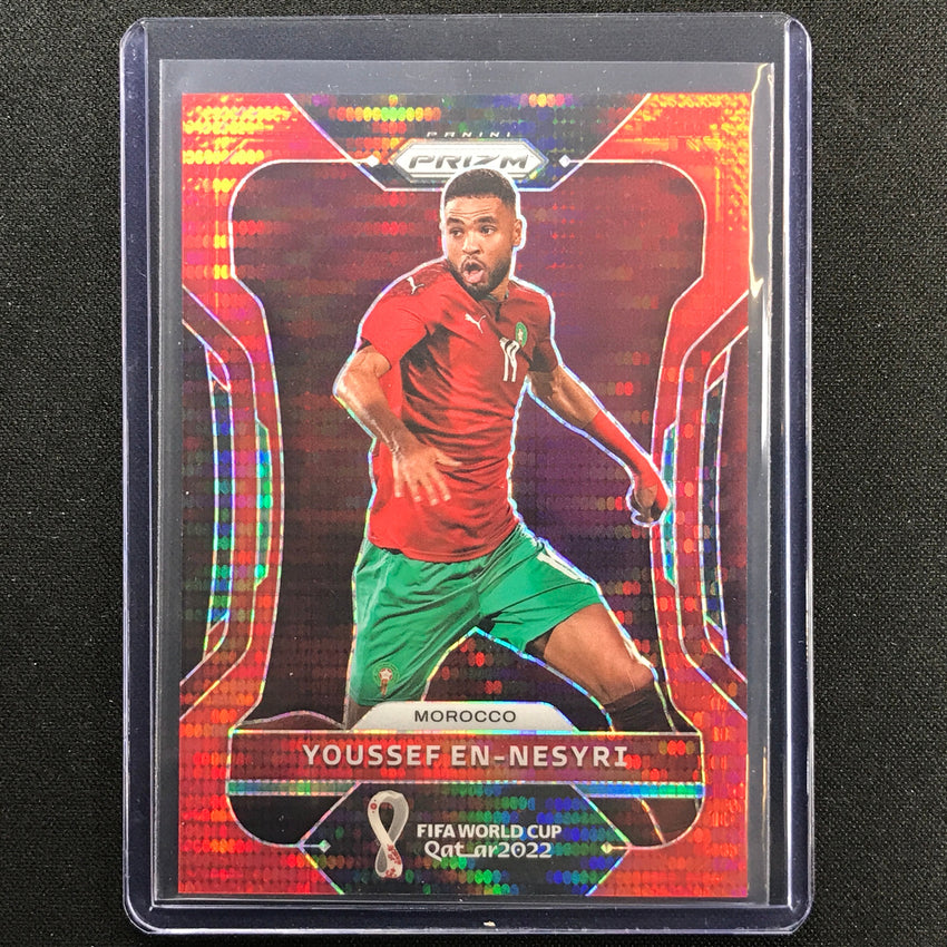 2022 Prizm Fifa World Cup Qatar Youssef En-nesyri Breakaway Red 56/99