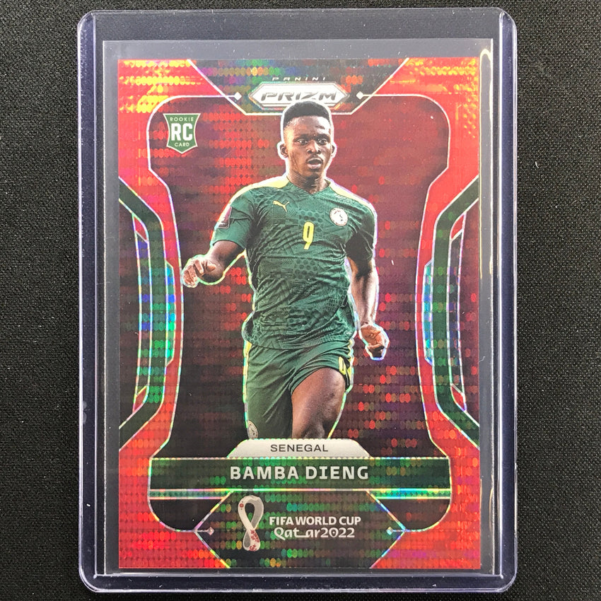 2022 Prizm Fifa World Cup Qatar Bamba Dieng Rookie Breakaway Red 24/99