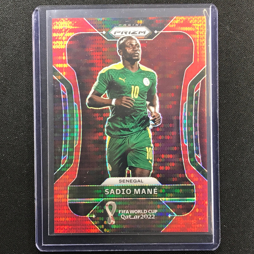 2022 Prizm Fifa World Cup Qatar Sadio Mane Breakaway Red 62/99