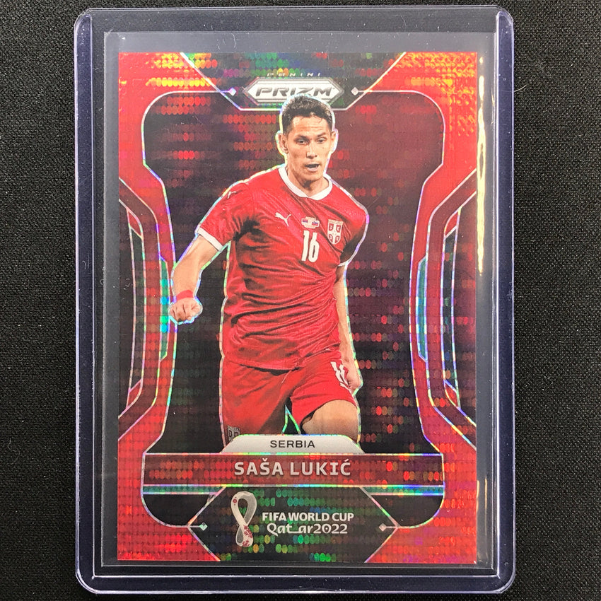 2022 Prizm Fifa World Cup Qatar Sasa Lukic Breakaway Red 37/99