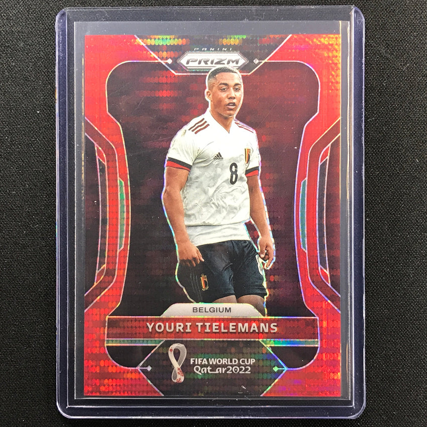 2022 Prizm Fifa World Cup Qatar Youri Tielemans Breakaway Red 55/99