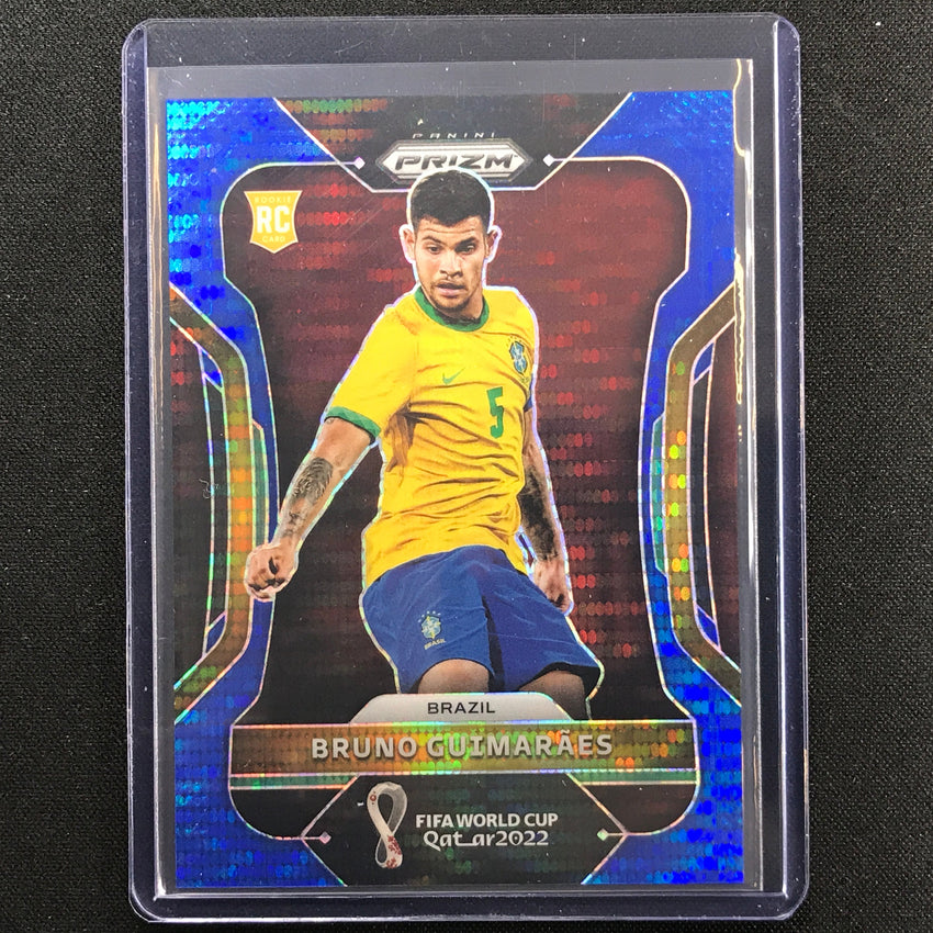 2022 Prizm Fifa World Cup Qatar Bruno Guimaraes Rookie Breakaway Blue 33/49