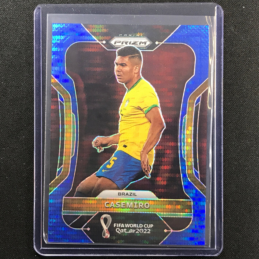 2022 Prizm Fifa World Cup Qatar Casemiro Breakaway Blue 40/49
