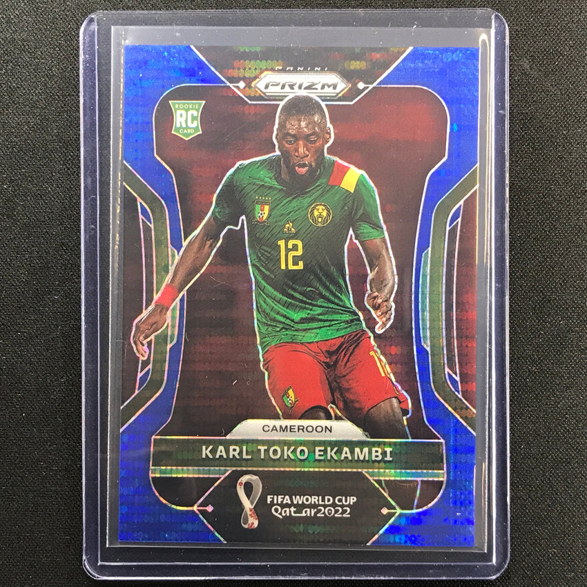 2022 Prizm Fifa World Cup Qatar Karl Toko Ekambi Rookie Breakaway Blue 47/49