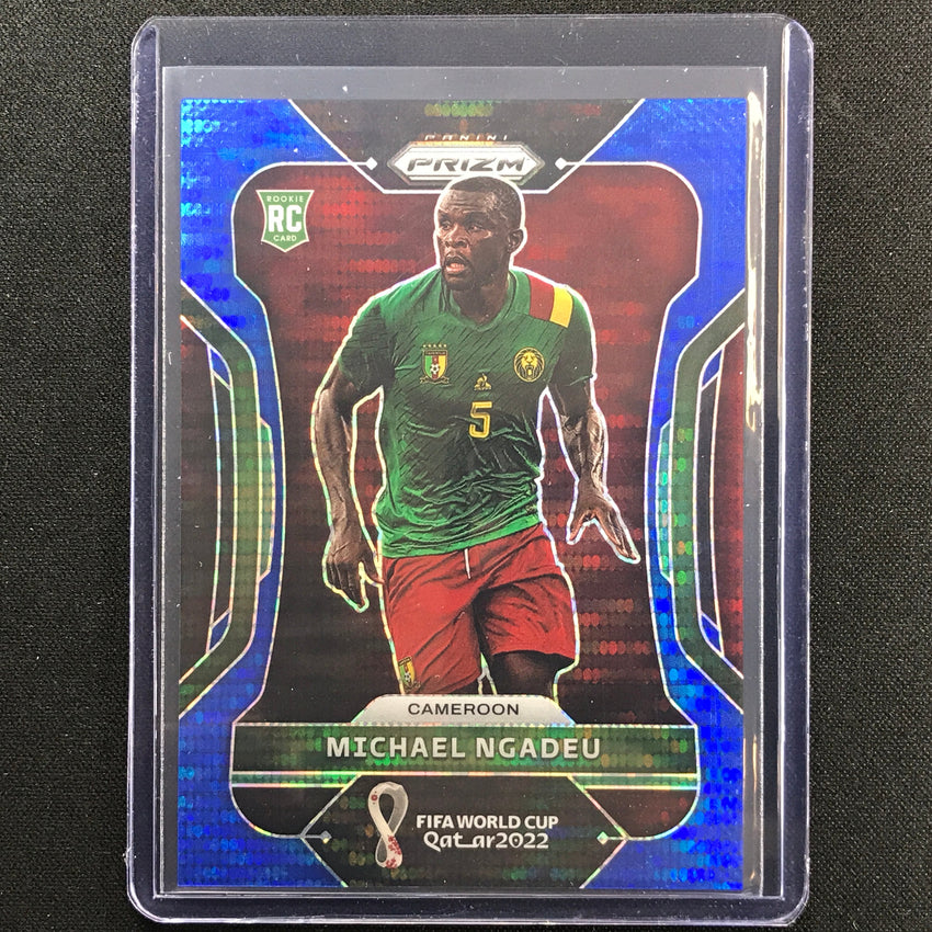 2022 Prizm Fifa World Cup Qatar Michael Ngadeu Rookie Breakaway Blue 36/49