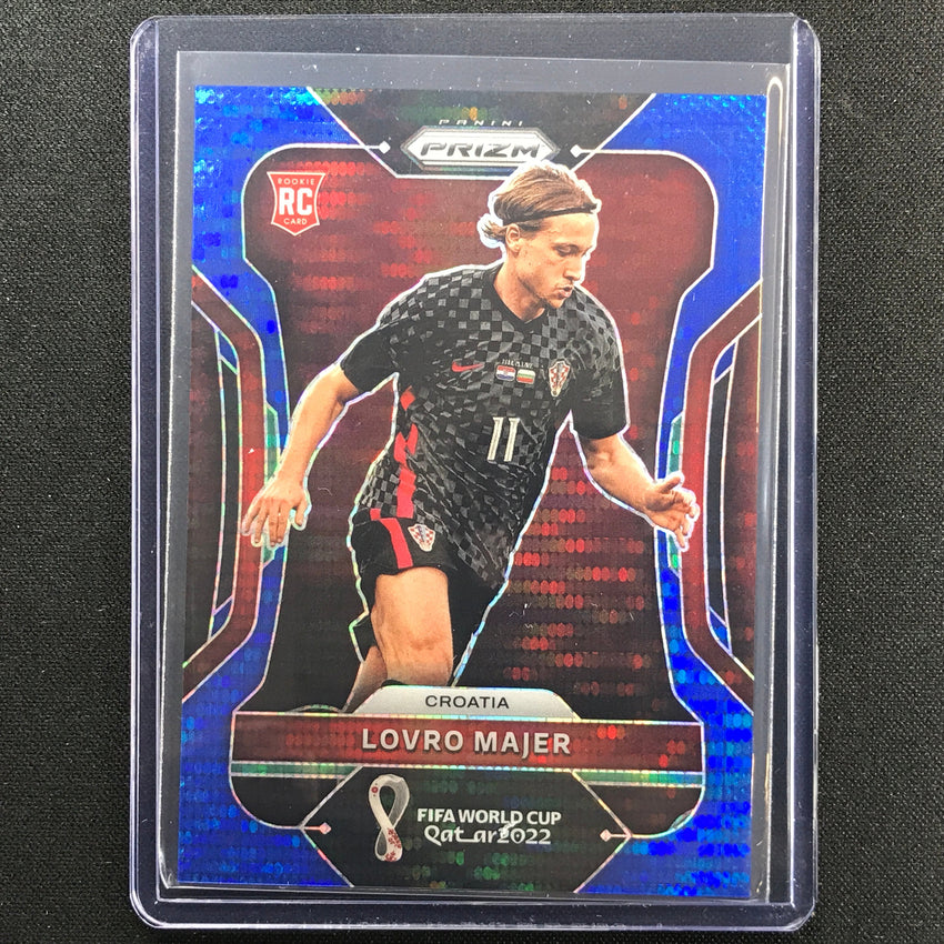 2022 Prizm Fifa World Cup Qatar Lovro Majer Rookie Breakaway Blue 33/49