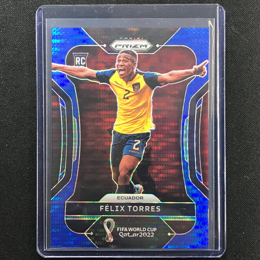 2022 Prizm Fifa World Cup Qatar Felix Torres Rookie Breakaway Blue 27/49