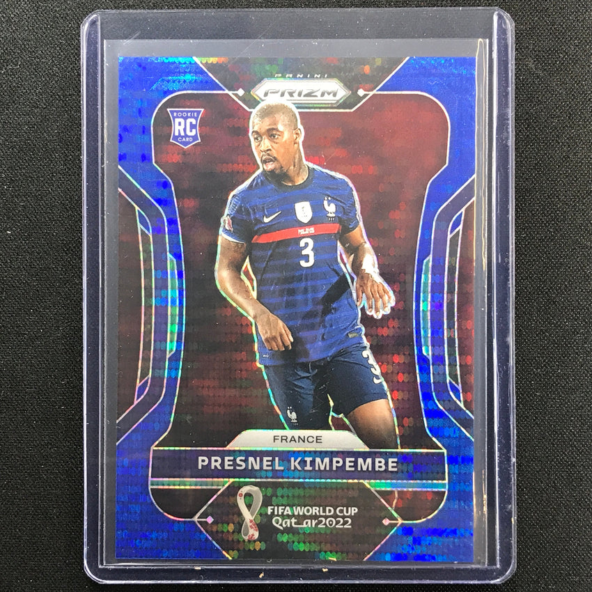 2022 Prizm Fifa World Cup Qatar Presnel Kimpembe Rookie Breakaway Blue 32/49