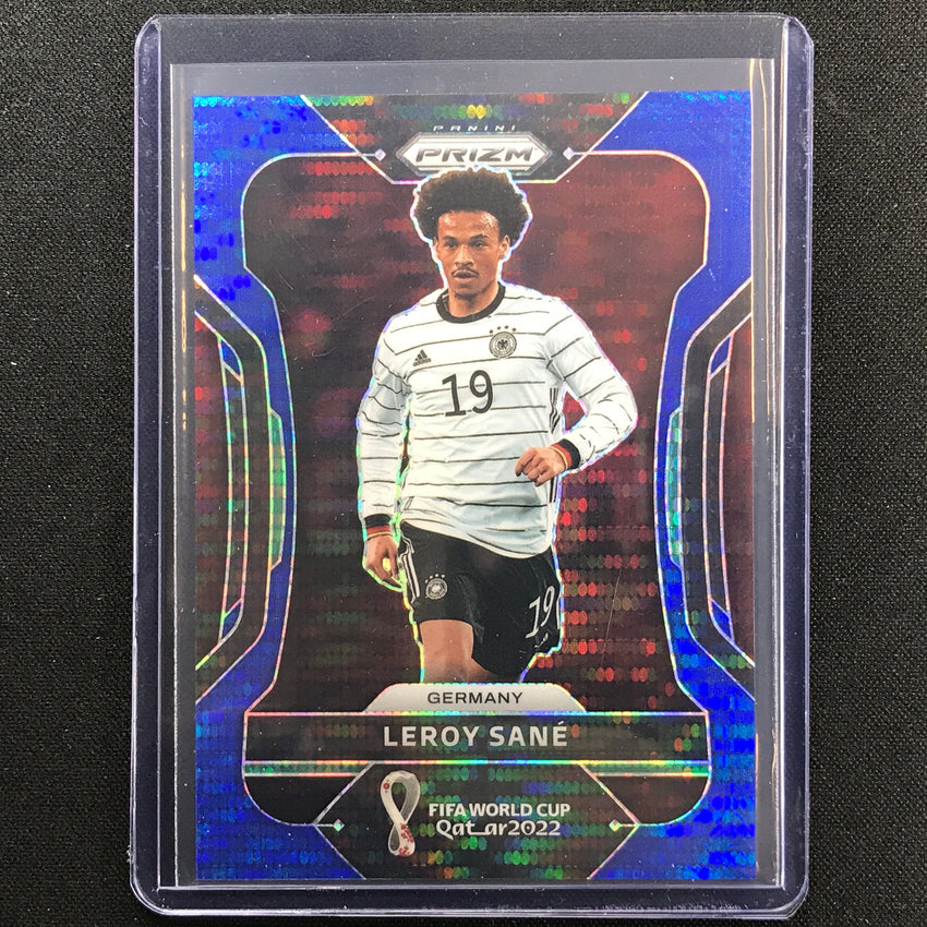 2022 Prizm Fifa World Cup Qatar Leroy Sane Breakaway Blue 42/49