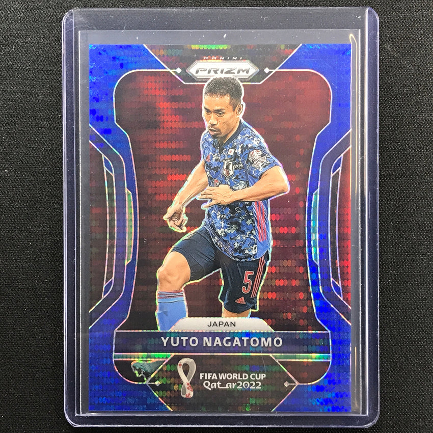 2022 Prizm Fifa World Cup Qatar Yuto Nagatomo Breakaway Blue 8/49