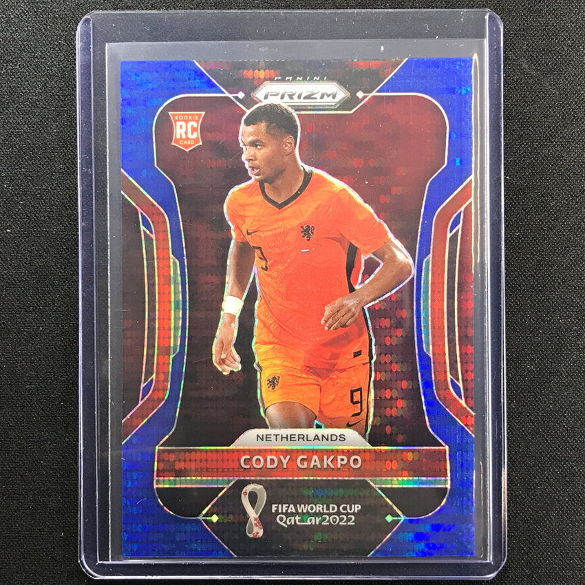 2022 Prizm Fifa World Cup Qatar Cody Gakpo Rookie Breakaway Blue 21/49