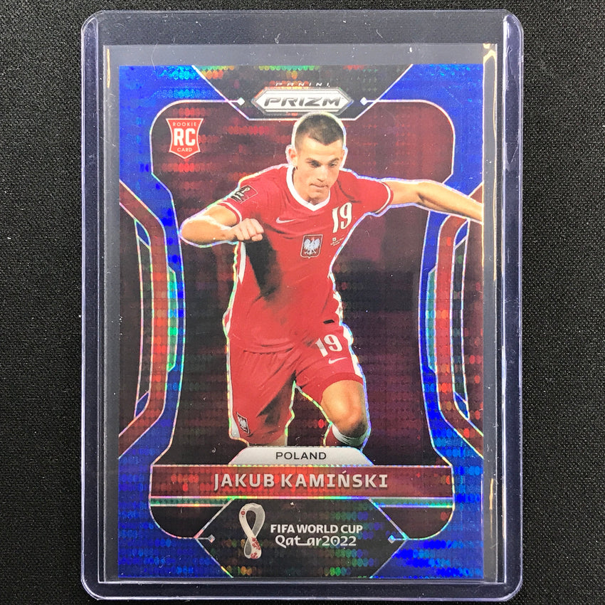 2022 Prizm Fifa World Cup Qatar Jakub Kaminski Rookie Breakaway Blue 8/49