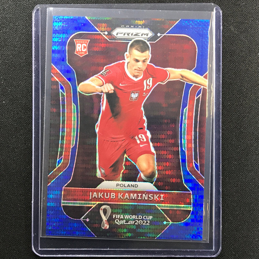 2022 Prizm Fifa World Cup Qatar Jakub Kaminski Rookie Breakaway Blue 37/49