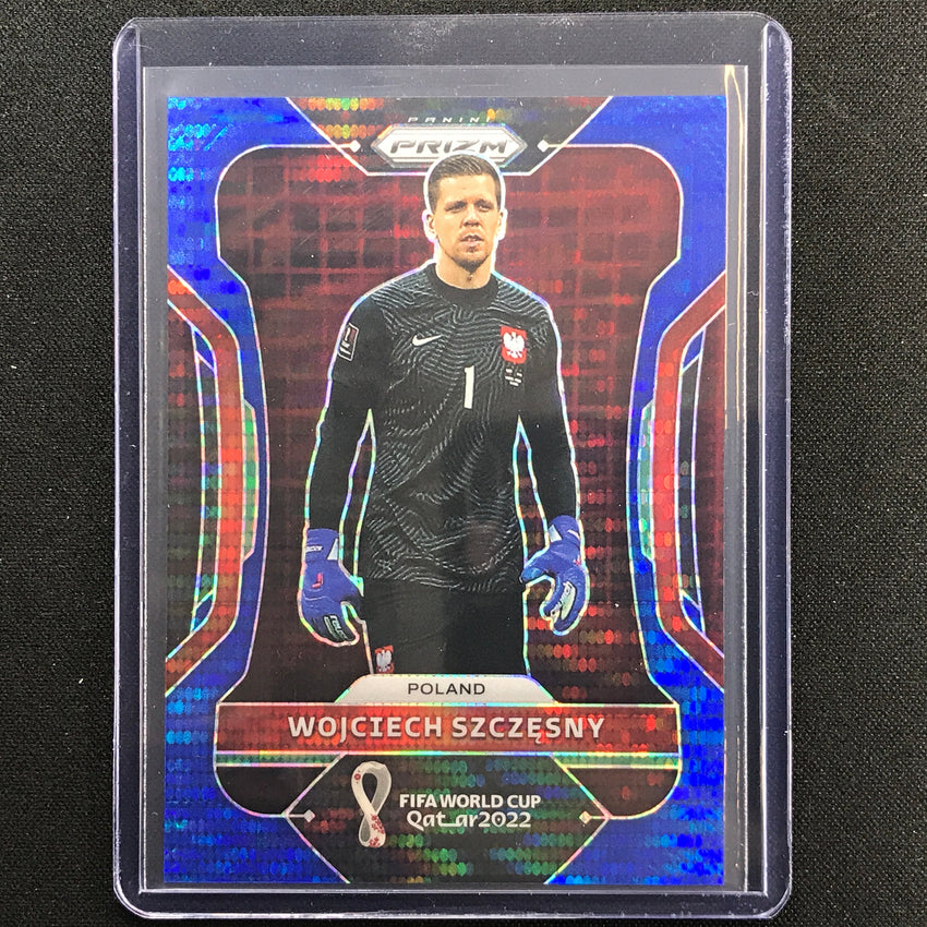 2022 Prizm Fifa World Cup Qatar Wojciech Szczesny Breakaway Blue 46/49