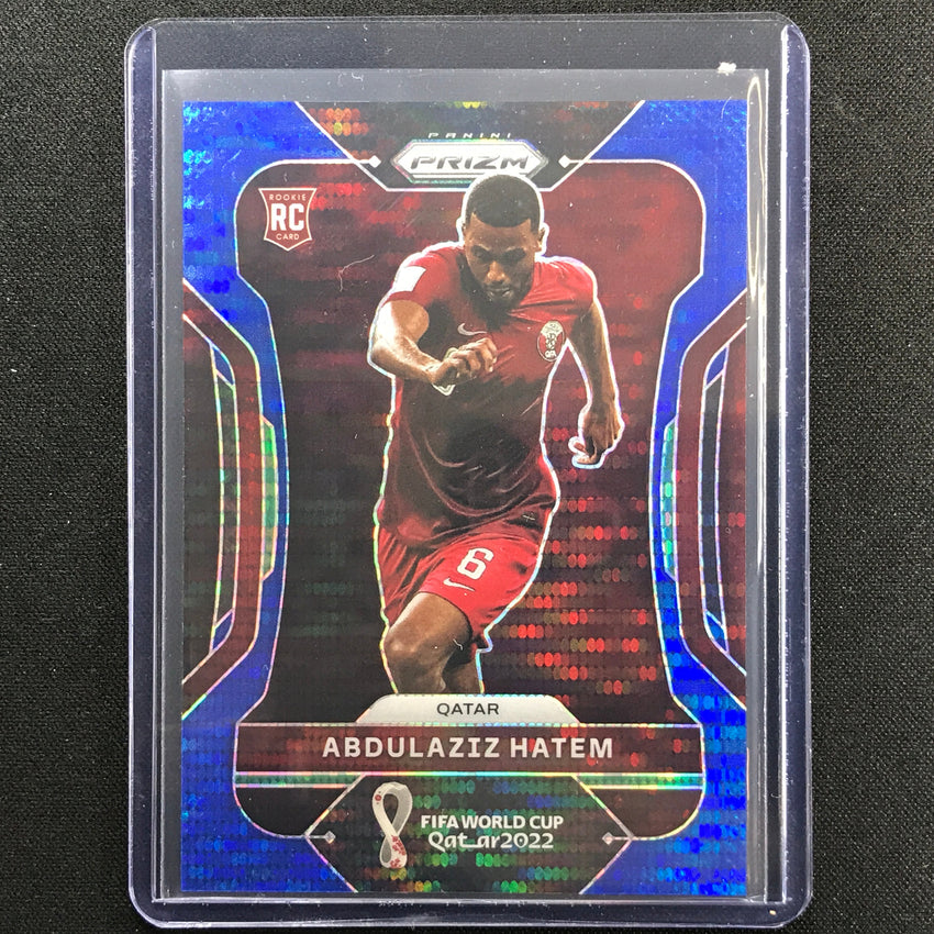 2022 Prizm Fifa World Cup Qatar Abdulaziz Hatem Rookie Breakaway Blue 2/49
