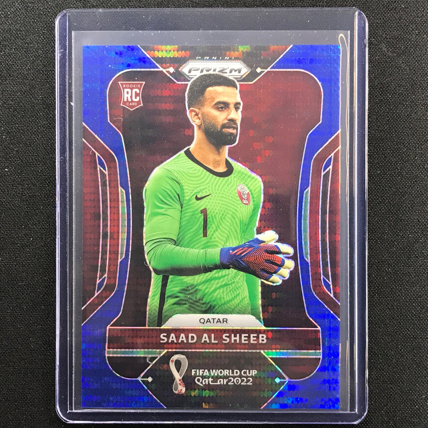 2022 Prizm Fifa World Cup Qatar Saad Al Sheeb Rookie Breakaway Blue 41/49