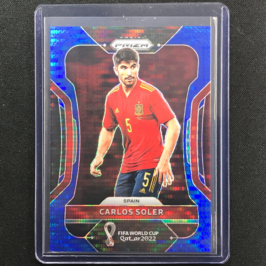 2022 Prizm Fifa World Cup Qatar Carlos Soler Breakaway Blue 40/49
