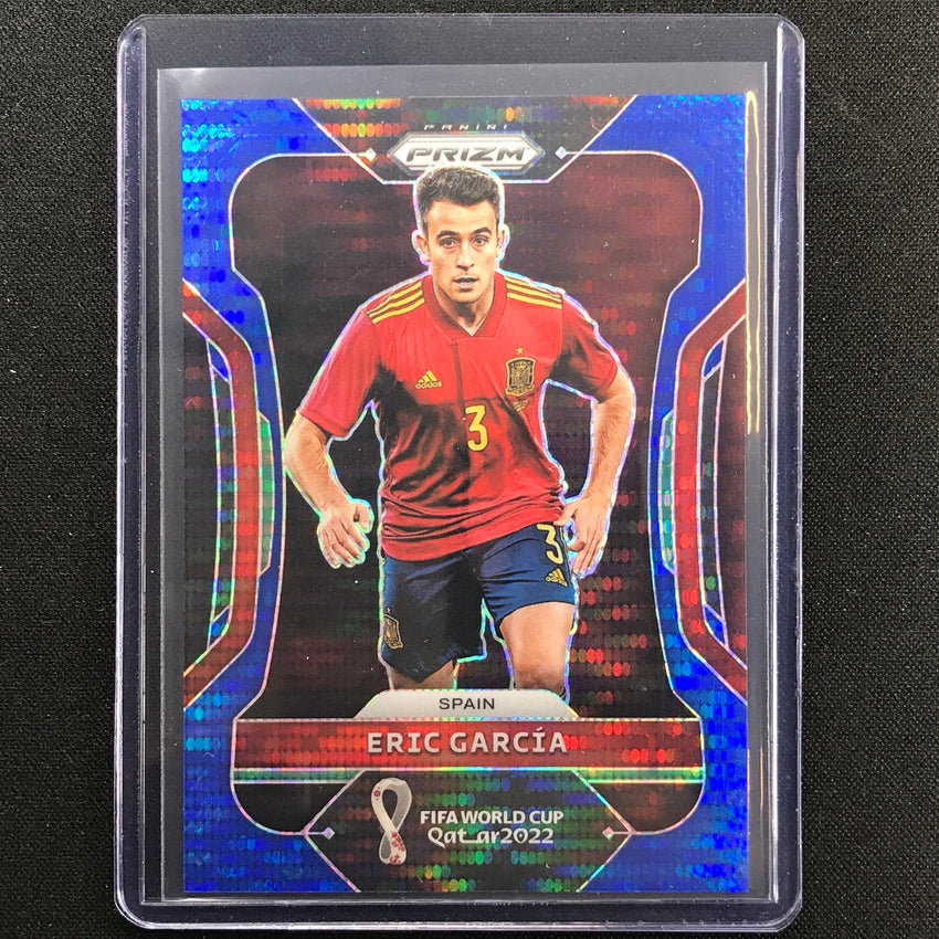2022 Prizm Fifa World Cup Qatar Eric Garcia Breakaway Blue 27/49