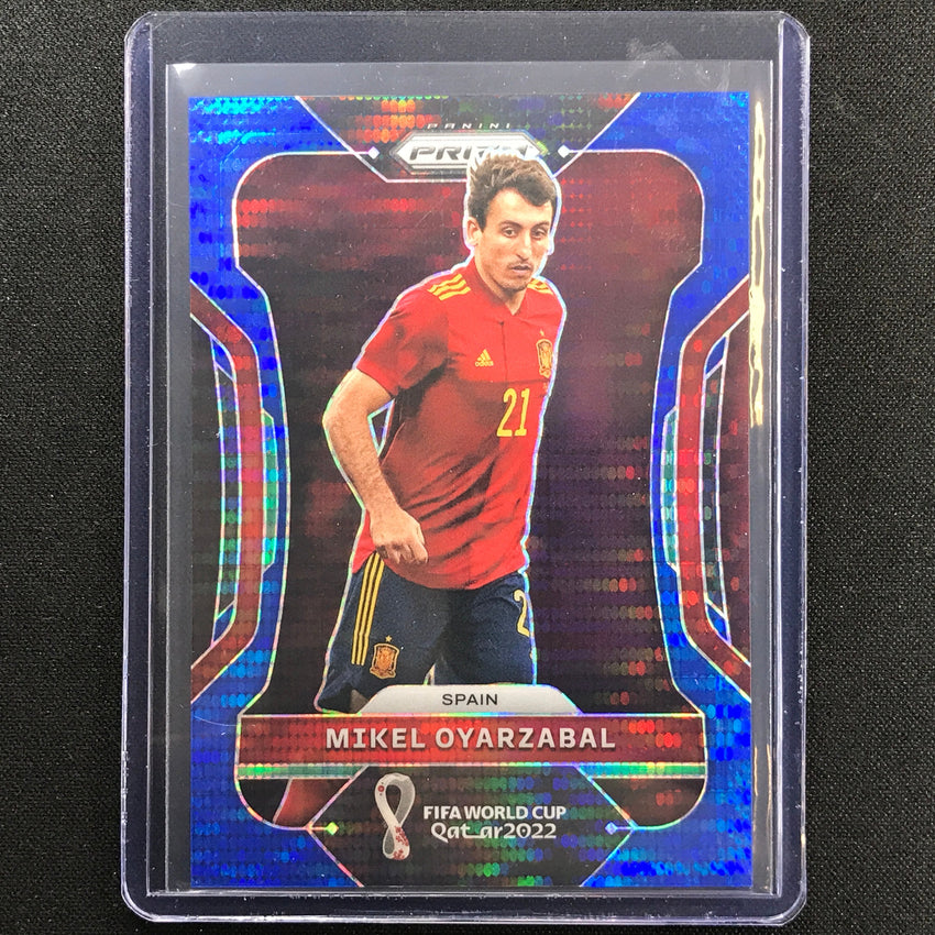 2022 Prizm Fifa World Cup Qatar Mikel Oyarzabal Breakaway Blue 48/49