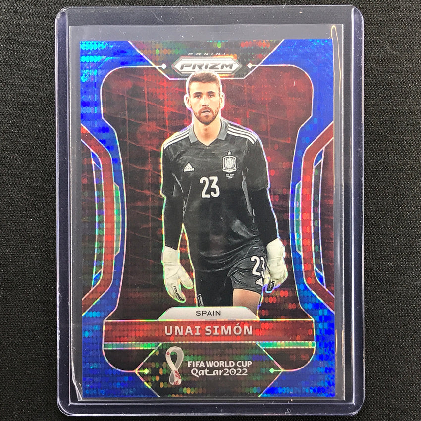 2022 Prizm Fifa World Cup Qatar Unai Simon Breakaway Blue 45/49