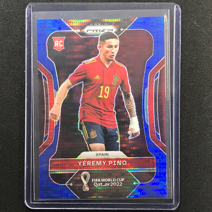 2022 Prizm Fifa World Cup Qatar Yeremy Pino Rookie Breakaway Blue 31/49