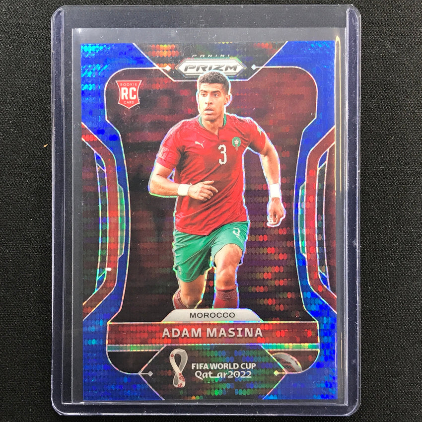2022 Prizm Fifa World Cup Qatar Adam Masina Rookie Breakaway Blue 5/49