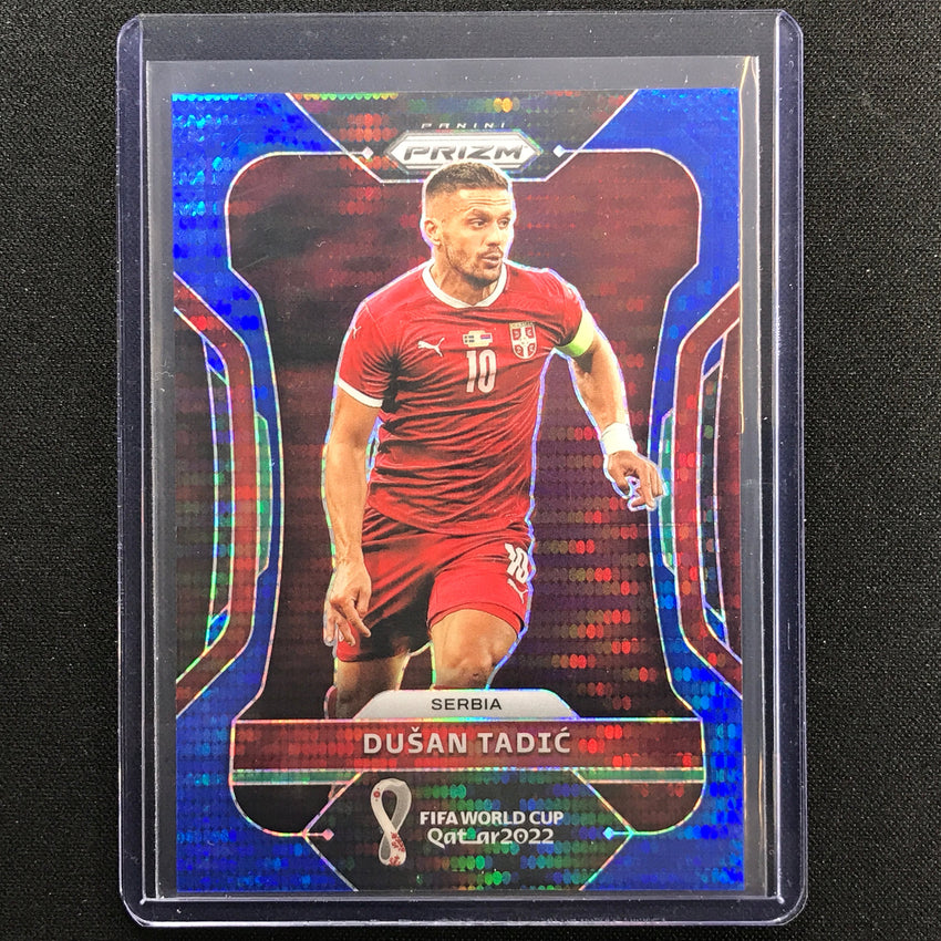 2022 Prizm Fifa World Cup Qatar Dusan Tadic Breakaway Blue 40/49