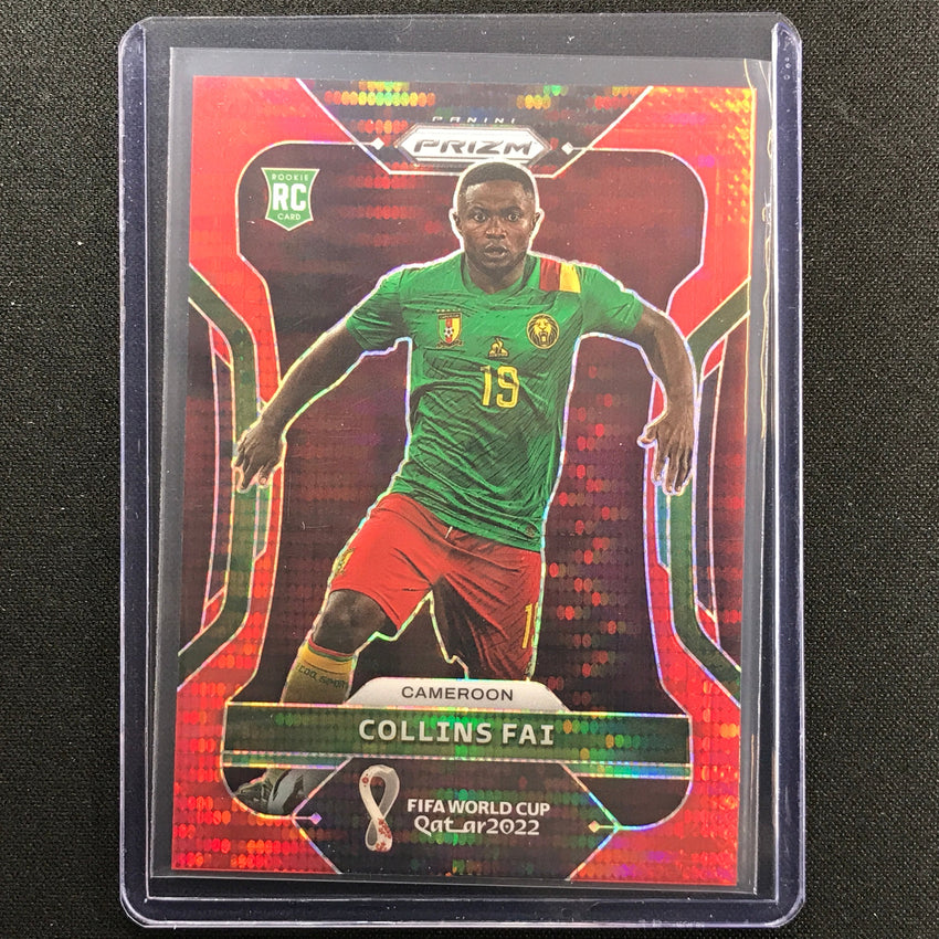 2022 Prizm Fifa World Cup Qatar Collins Fai Rookie Breakaway Red 32/99